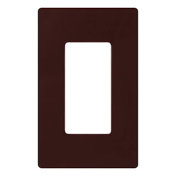 LUTRON CW-1-BR PLAQUE MURALE 1 GANG BRUN
