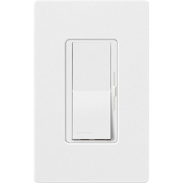 LUTRON DVSCCL-153P-SW DIVA CFL LED 3-WAY DIMMER UNI SNOW