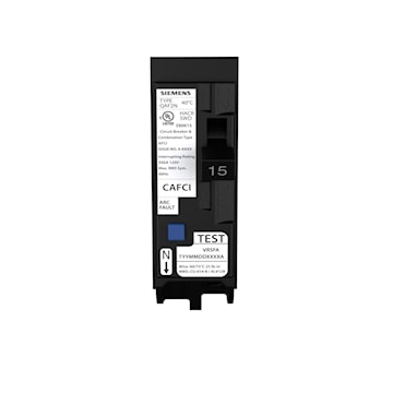 SIEMENS US2:QA115AFCNCSA DISJ 1P 15A 10KA AFCI NEUTRE ENFICHABLE