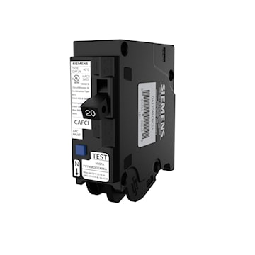 SIEMENS US2:QA120AFCNCSA DISJ 1P 20A 10KA AFCI NEUTRAL PLUG-IN 
