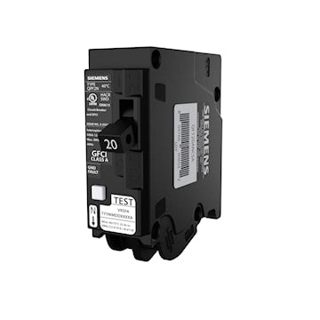 SIEMENS US2:QF120ANCSA DISJ 1P 20A 10KA GFCI NEUTRE ENFICHABLE