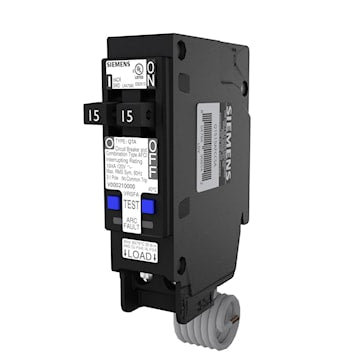 SIEMENS US2:Q1515AFCCSA DISJ JUMELE 1P 15A 10KAANTI ARC QUEUE COCHON