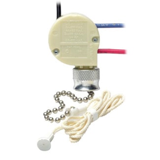 LEVITON 1689-50 3-SPEED, 4-POS, 3-WIRE, 125V, NICKEL CHAIN ​​SWITCH