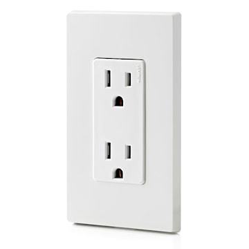 LEVITON 5325-W RECEPT 15A 125V DEC DUPLEX WHITE (AI) 