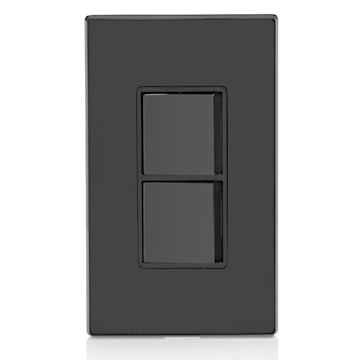 LEVITON 5634-E DOUBLE INTERR 15A 1P 120V BLACK