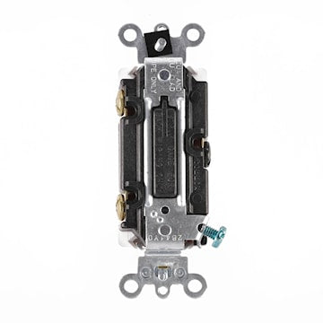 LEVITON 5693-2W INTERR 15A 3V 120/277VDEC BLANC