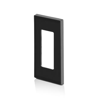 LEVITON 80301-SE PLAQUE 1G DEC SANS VISNOIR EBENE