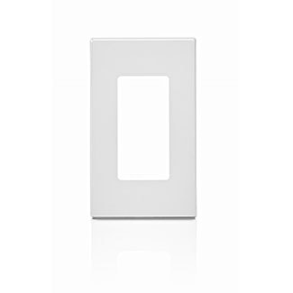 LEVITON 80301-SW PLAQUE 1G DEC SANS VISBLANC