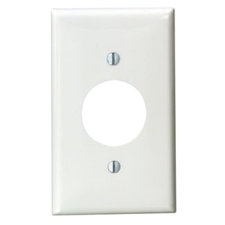 LEVITON 80704-W PLATE 1G RECEIPT NYLON WHITE 