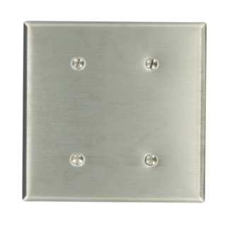 LEVITON 84034-40 PLAQUE PLEINE DOUBLE SS