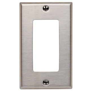 LEVITON 84401-40 PLAQUE 1G DEC SS