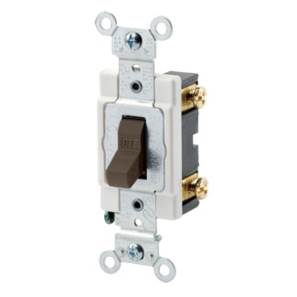 LEVITON CSB1-20 INTERR BASCULE 1P 20A120/277V BRUN