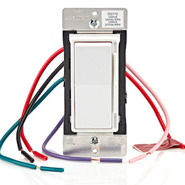 LEVITON DS710-10Z DEC DIMMER 1200VA-120VBL IV AM CLEAR