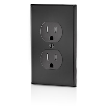 LEVITON T5320-E RECEPT 15A 125V DUPINVIOL NOIR