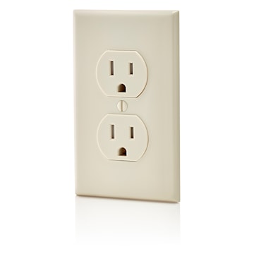 LEVITON T5320-T RECEPT 15A 125V DUPINVIOL AMANDE CLAIR