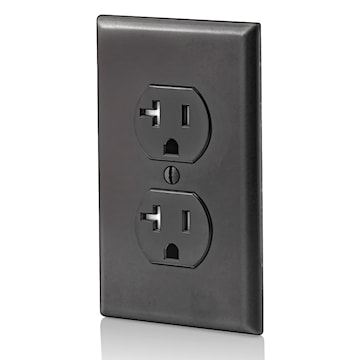 LEVITON T5820-E RECEIPT 20A 125V DUPINVIOL EBENE 