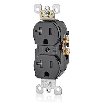 LEVITON T5820-E RECEIPT 20A 125V DUPINVIOL EBENE 