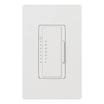 LUTRON MA-T51MN-WH MULTI LOC TIMER SWITCH UNI WHITE