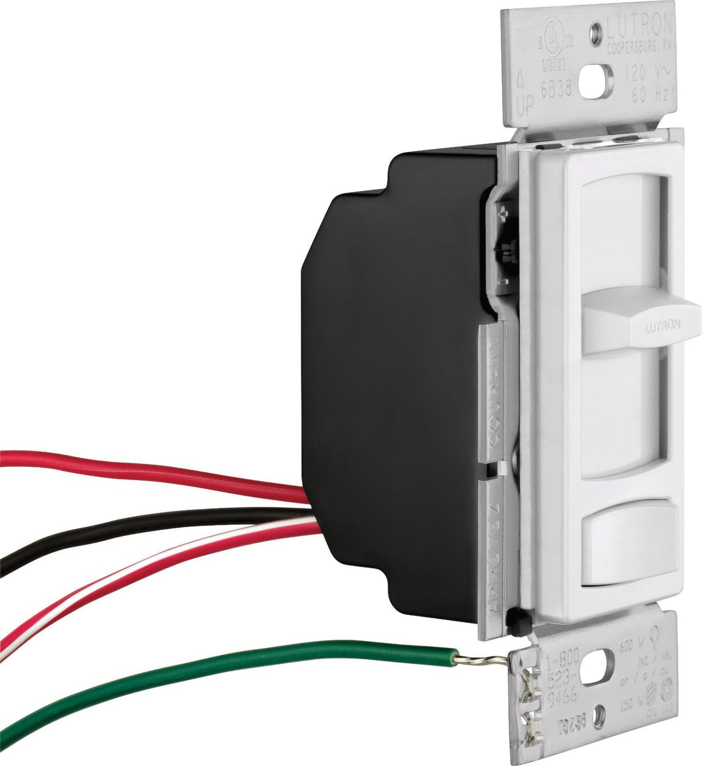 Skylark Single Pole/3 Way 120V Dimmer Switch, Compatible with 150W CFL/LED or 600W Halogen/Incandescent Lamps - White