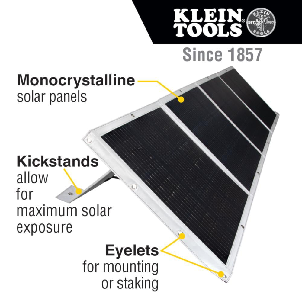 KLEIN TOOLS 29251 Panneau solaire portatif, 200 W