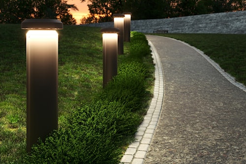 RAB DESIGN 081795 ROUND LED BOLLARD 5X35.4IN 25W 2625LM 27K120/277V 