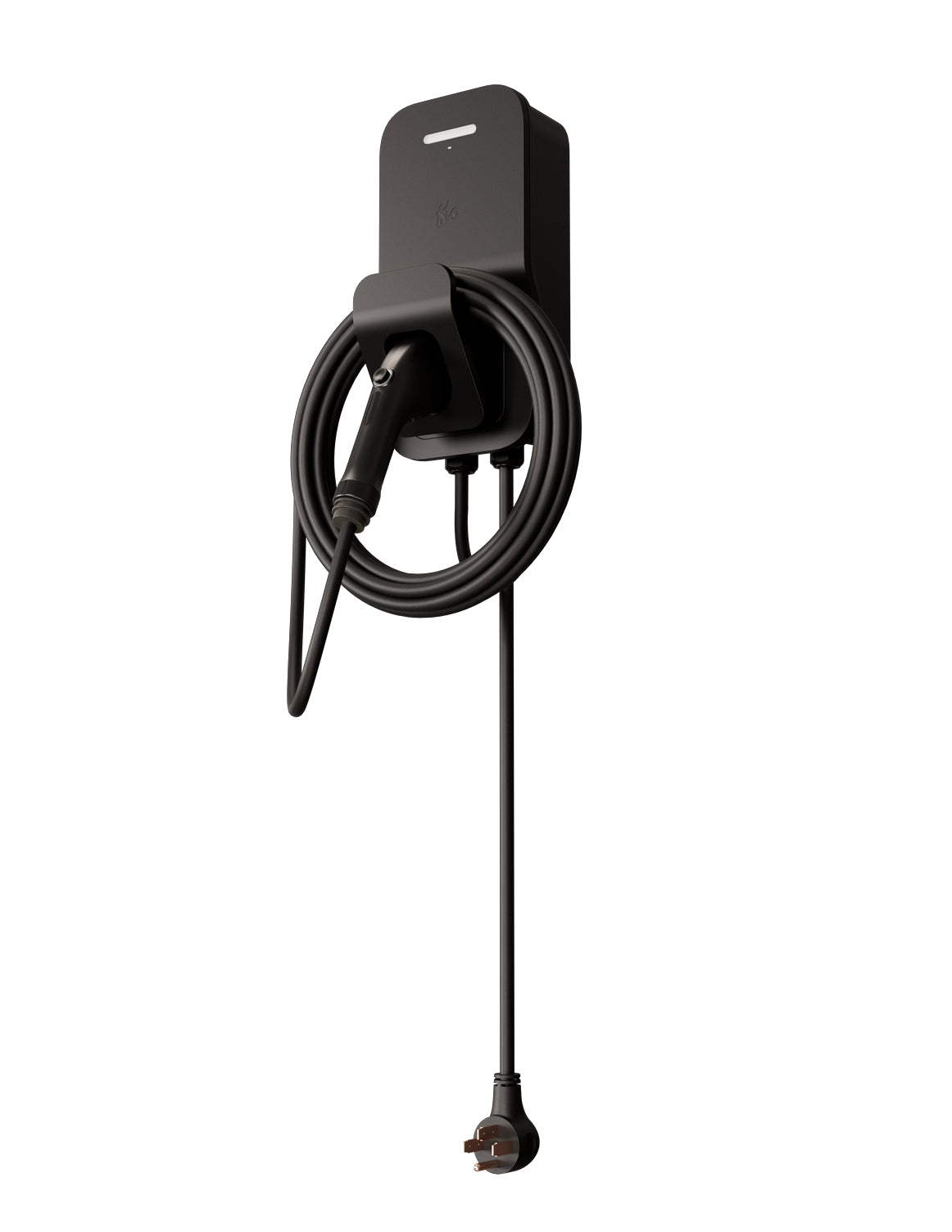 FLO Maison X3 50 A,*TESLA*- Noir absolu -Branchable - NACS - Borne de recharge résidentielle de niveau 2