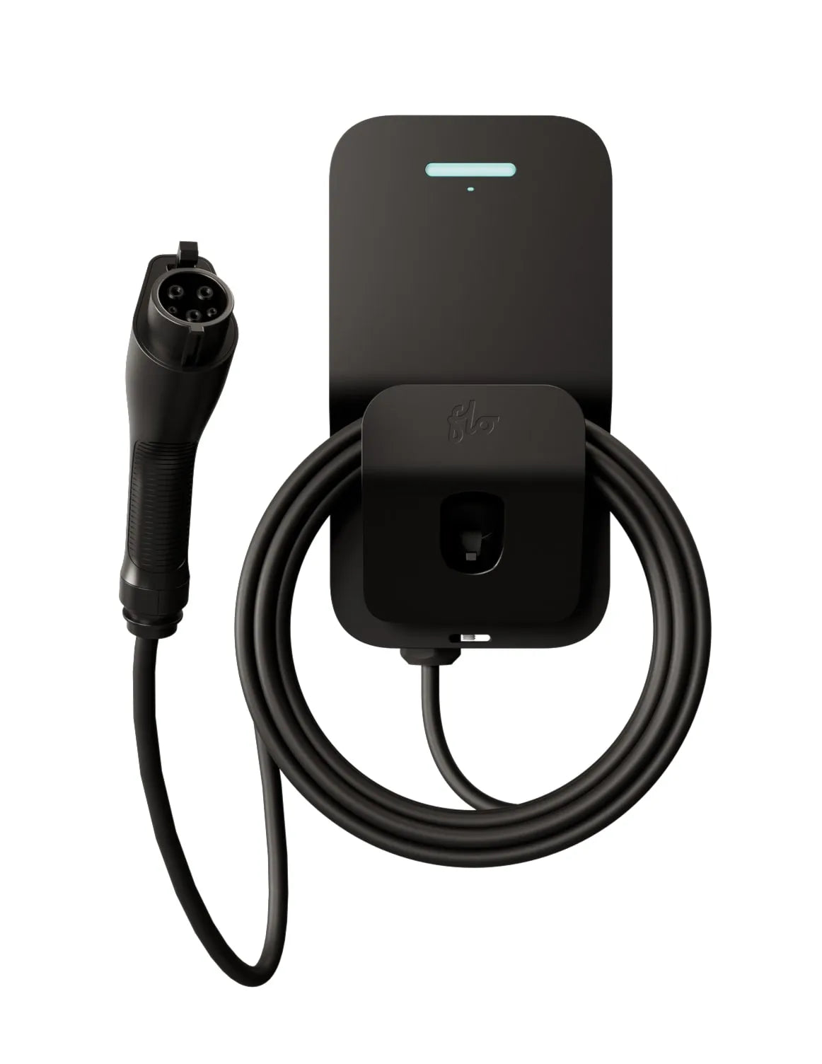 FLO Maison X6 50 A - Absolute Black - Fixed Installation - J1772 - Level 2 Residential Charging Station 