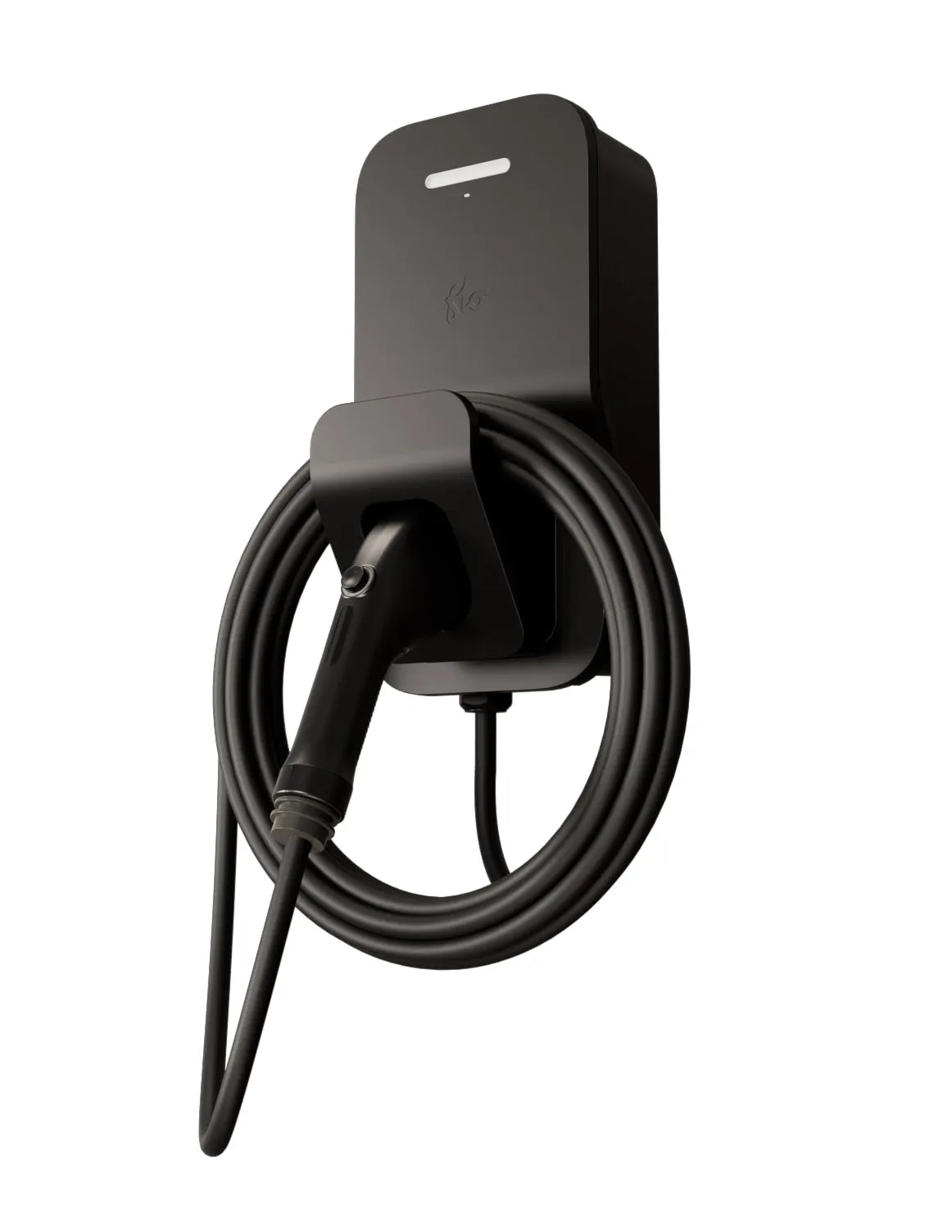 FLO Maison X3 50 A - Absolute Black - Fixed Installation - J1772 - Level 2 Residential Charging Station 