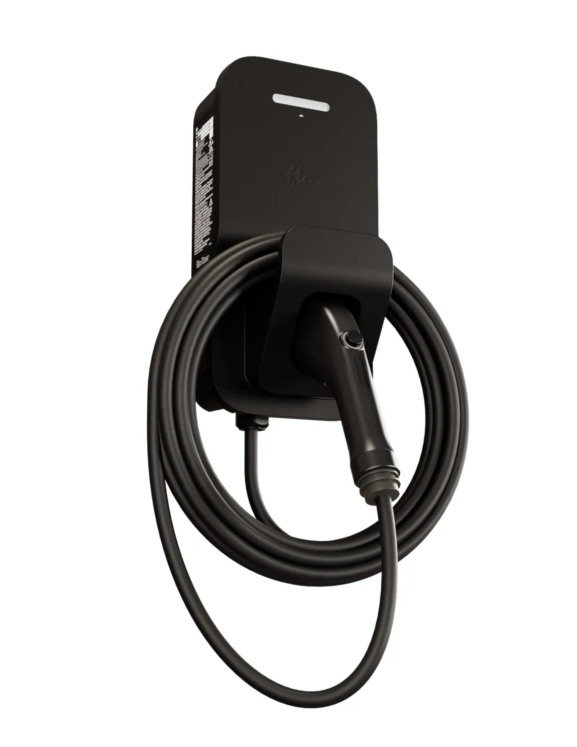 FLO Maison X3 50 A - Absolute Black - Fixed Installation - J1772 - Level 2 Residential Charging Station 