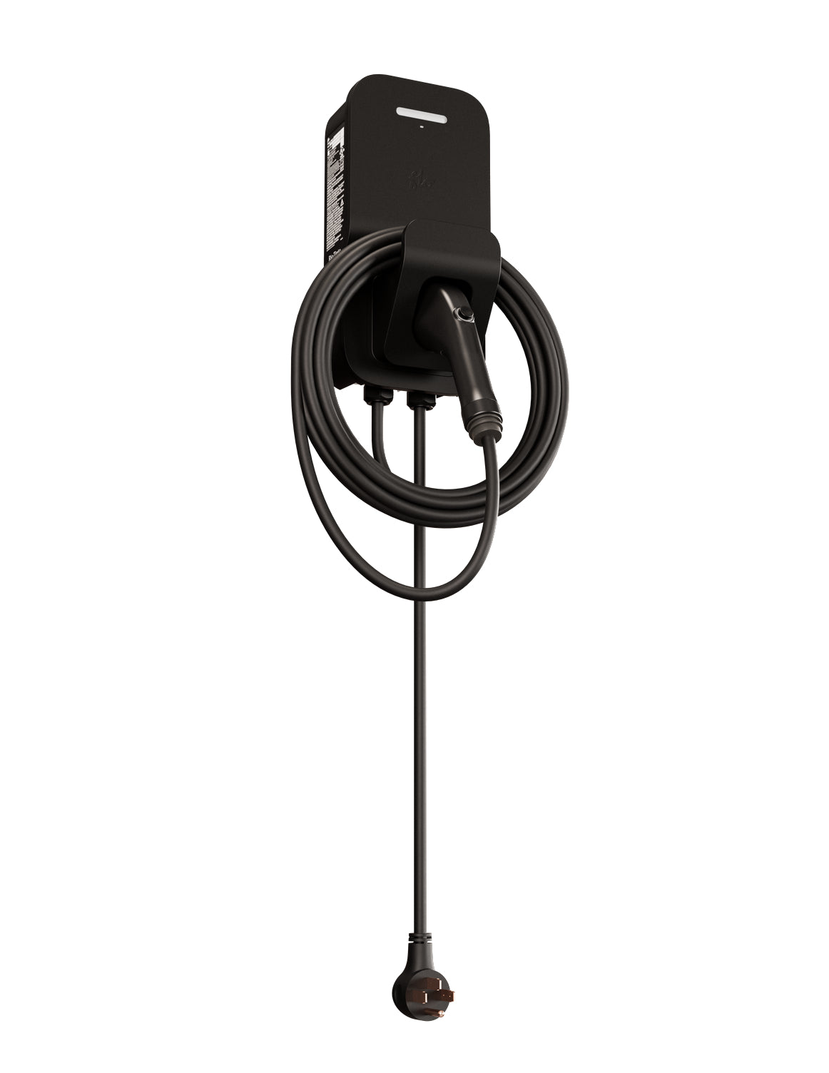 FLO Maison X3 50 A, *TESLA* - Absolute Black - Plug-in - NACS - Level 2 residential charging station