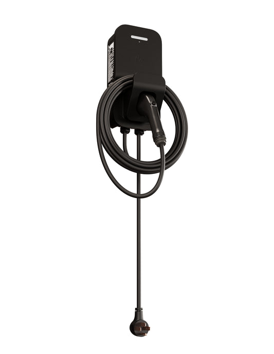 FLO Maison X3 50 A,*TESLA*- Noir absolu -Branchable - NACS - Borne de recharge résidentielle de niveau 2