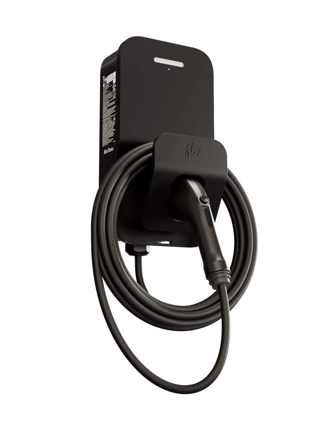 FLO Maison X6 50 A - Absolute Black - Fixed Installation - J1772 - Level 2 Residential Charging Station 