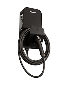 FLO Maison X8 80 A - Noir absolu - Installation fixe - J1772 - Borne de recharge résidentielle de niveau 2