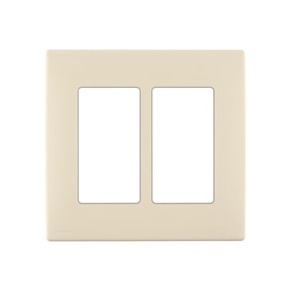 LEVITON REWP2-GC PB BLANC COTE D ORPLAQUE DOUBLE