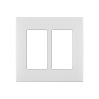 LEVITON REWP2-WW PB BLANC BLANC PLAQUEDOUBLE
