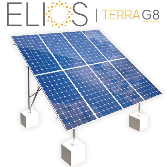 ELIOS ELIOSGM-GS-C-8 SUPPORT AU SOL TERRA G8POUR 8 PANNEAUX SOLAIRES