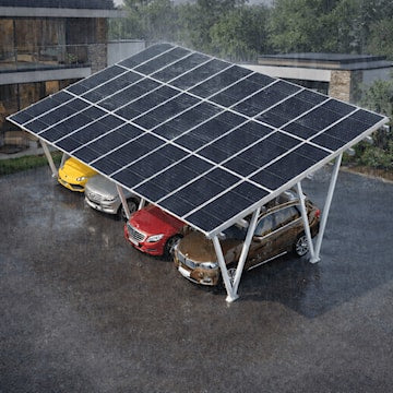 ELIOS ELIOSCARPORTM30 CARPORT4 ABRI AUTO 30 PANNEAUX SOLAIRES 18KW+