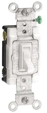 LEVITON CS115-2W INTERR 15A 1P 120/277VWHITE