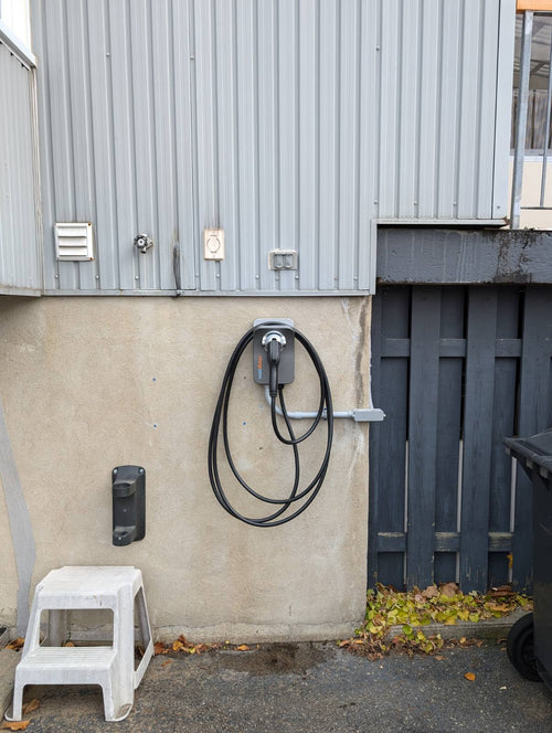 Installation d'une borne chargepoint