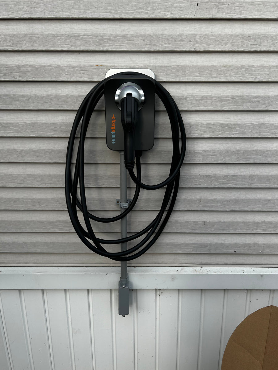Installation d'une borne chargepoint