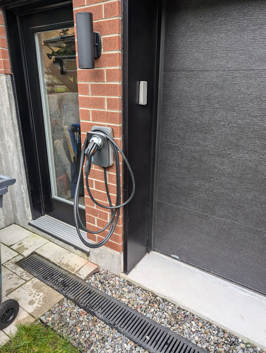 Installation d'une borne chargepoint