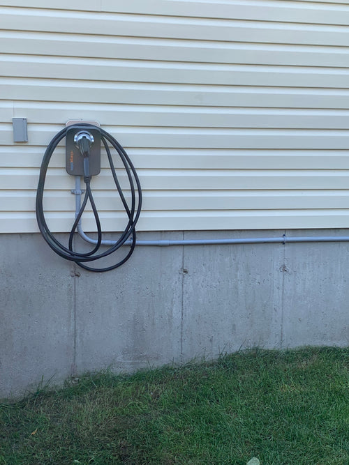 Installation d'une borne chargepoint