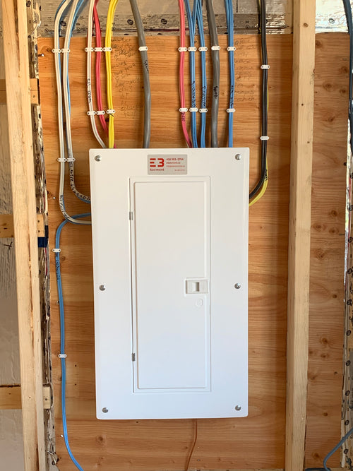 Installation d'un panneau 100A dans un 6 logement neuf