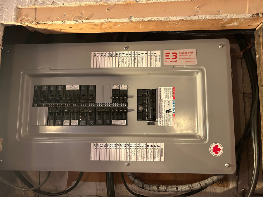 Changement d'une entrée électrique 100A pour une de 200A